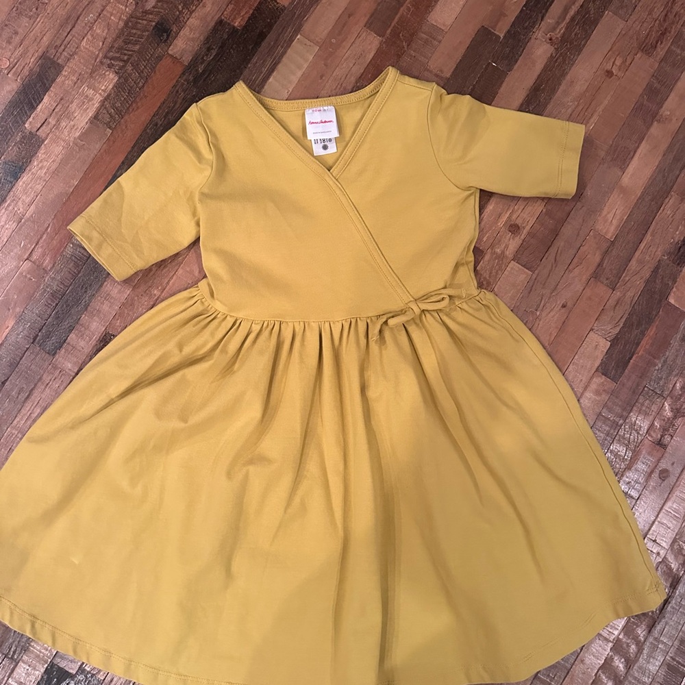 Charming Yellow Kids Dress